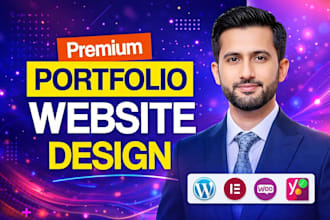 design a modern wordpress business showcase or portfolio site in 24 hours