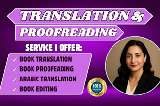 translate proofread arabic russian religious book marketing content editing