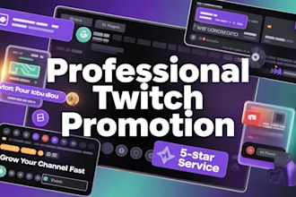 promote your twitch channel for real and organic growth