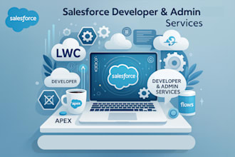 develop salesforce lwc components, apex, and do admin work