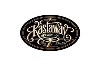 design brew pub beer wine logo