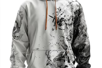 design hoodie streetwear clothing mockup