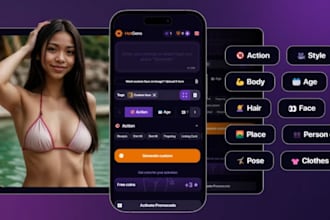 create an ai nsfw app, ai companion app, ai girlfriend app, ai boyfriend app