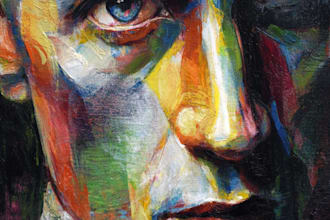draw abstract portrait art