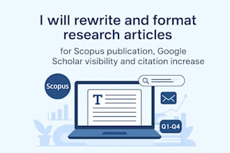 publish research articles in scopus peer reviewed journals