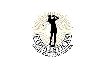 create glamorous super logo for womens golf association
