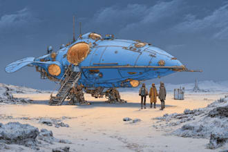 design scifi futuristic vehicle aircraft spaceship for you