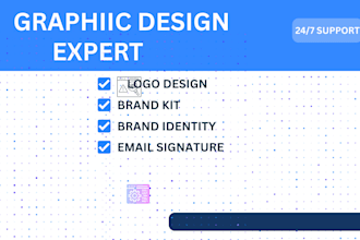 create modern minimalist logo design email signature and complete brand identity