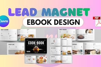 design professional lead magnet, lead magnet design, brochure design workbook