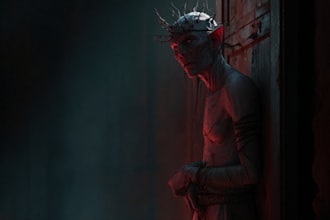 design fantasy horror character and character