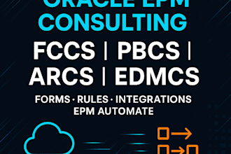 work on all the oracle epm modules like fccs, pbcs, epbcs, arcs, pcmcs, essbase