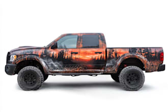 design high quality car wrap and vehicle wrap