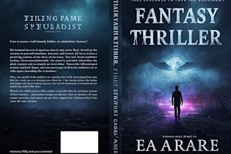 do fantasy book cover, thriller book cover design
