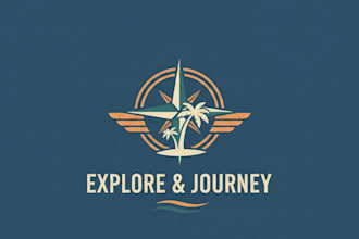 design a leisure and travel logo for your brand