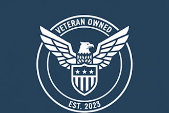 design a veteran owned logo for your business