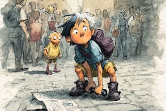 design cartoon children book illustration
