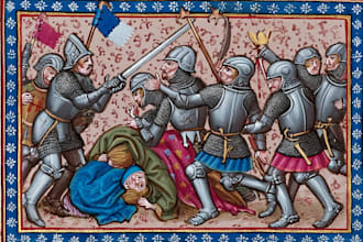 draw medieval illustration, art, miniatures
