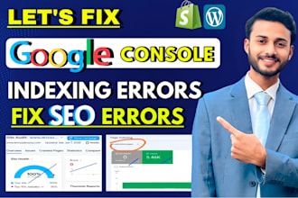 fix technical SEO errors, indexing  and  google search console errors