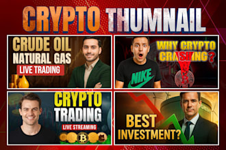 create professional crypto forex and bitcoin thumbnails