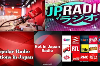 promote your song or ads organically on japan and germany, france radio stations