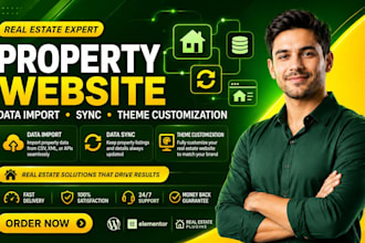 import, sync, customize real estate site data with smooth property integration