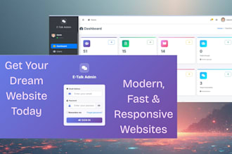 fix website issues and give it a modern reskin