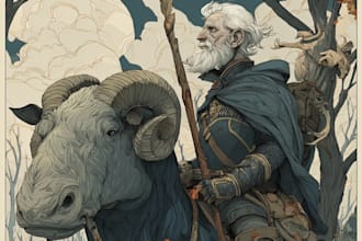 illustrate fantasy art creatures and characters