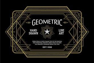 design high quality art deco logo with satisfaction guaranteed