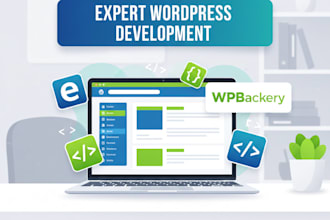 develop custom wordpress themes and plugins with elementor, wpbakery