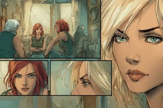 do one page comic story