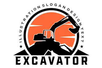 create an astonishing excavation logo design for your business in 24 hour