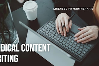 write medical and health article and blogs