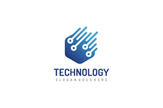 design awesome startup, security and technology logo