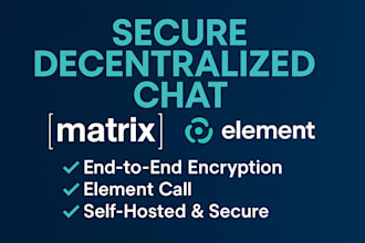 set up a secure matrix chat server with android app support