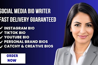 write a catchy social media bio for instagram, tiktok, or youtube