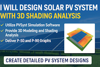 design solar pv systems on pvsyst with 3d shadow analysis