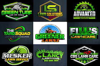 design landscape, lawn care, farm and agriculture logo and any graphics design