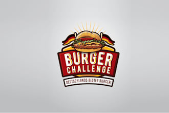 design wonderful burger food truck logo