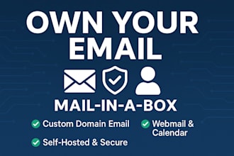 setup a secure mail in a box email server with webmail