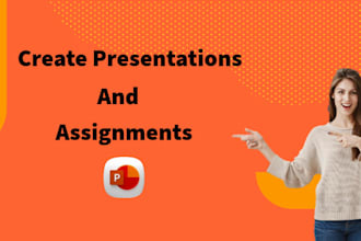 do presentations and assignments on power point