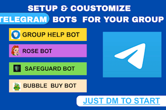 create all types of bots with full setup and fast delivery