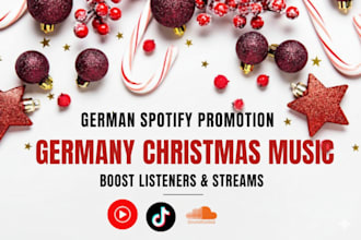 do german spotify promotion, germany christmas music promotion to boost listener