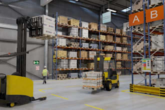restyle warehouse cgi commercial interior architectural design rendering 3dmodel