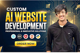 develop ai website, ai chatbot, ai web application, ai software developer