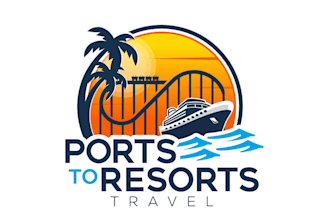 design professional modern coastal logo travel and resort branding