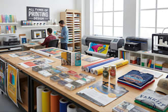 all types of printing design