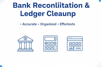 do bank reconciliation, clean your ledger, and fix accounting errors