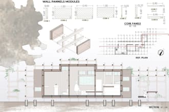 draw framing plans for wooden framed house, roof plan trusses with cutlist