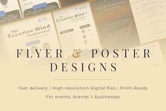 create professional flyer designs