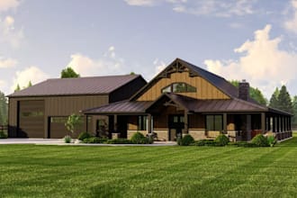 prepare barndominium and pole barn house plans with pe stamp for permit approval